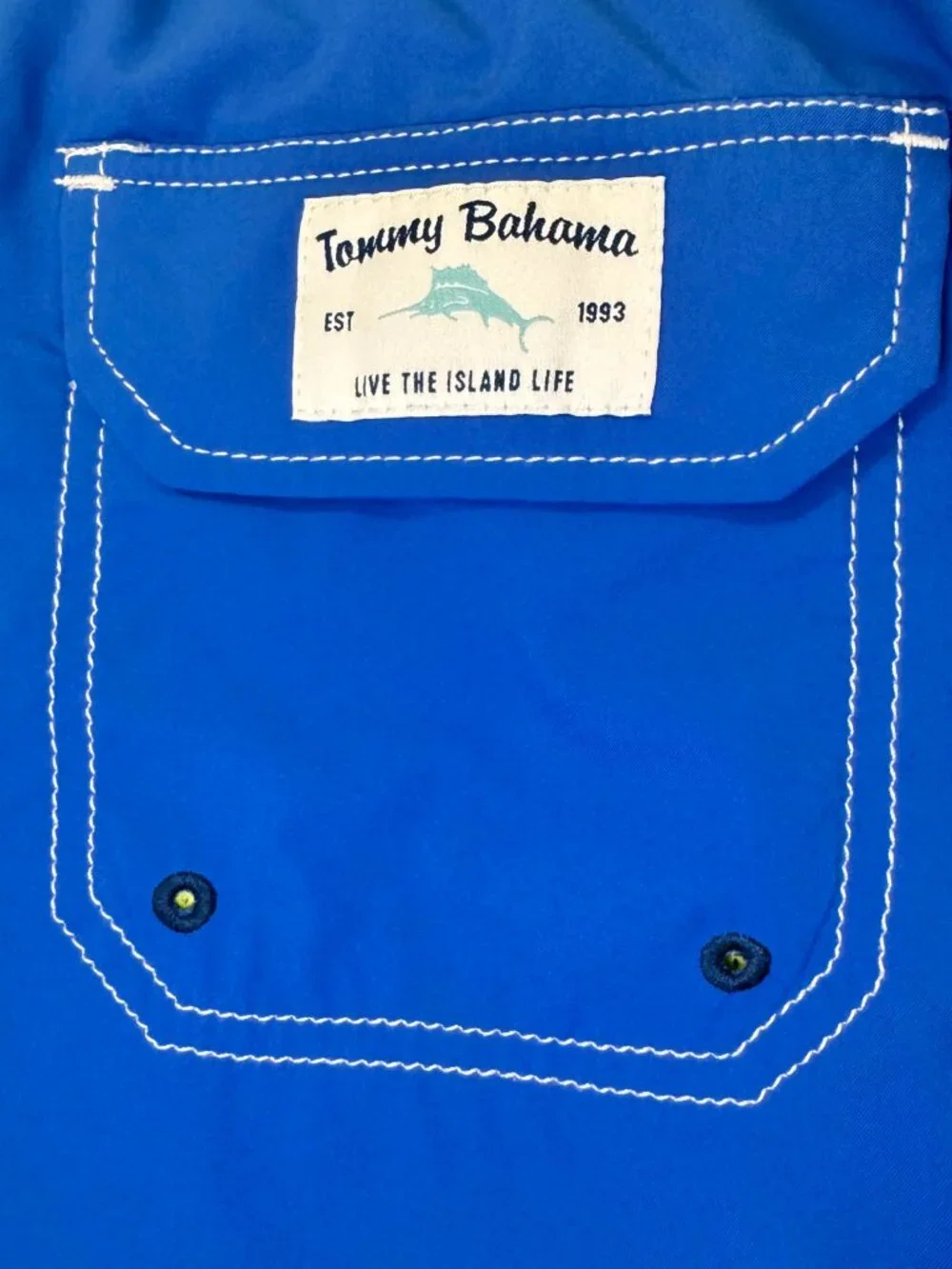 Tommy Bahama Men's 3XLB Blue Cargo Swim Trunks Board Shorts